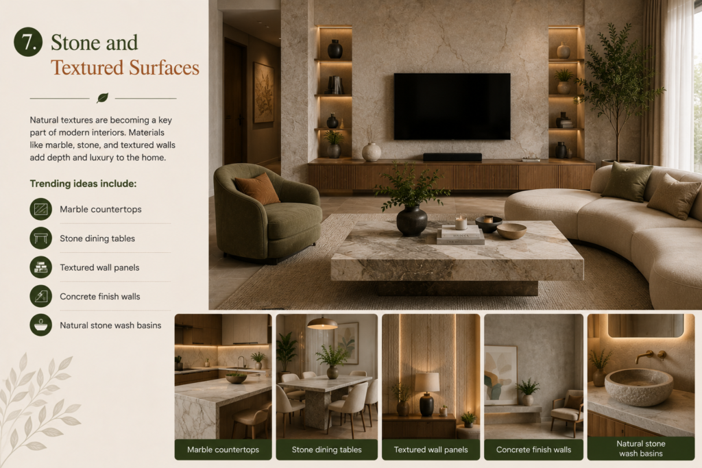 Stone and Textured Surfaces