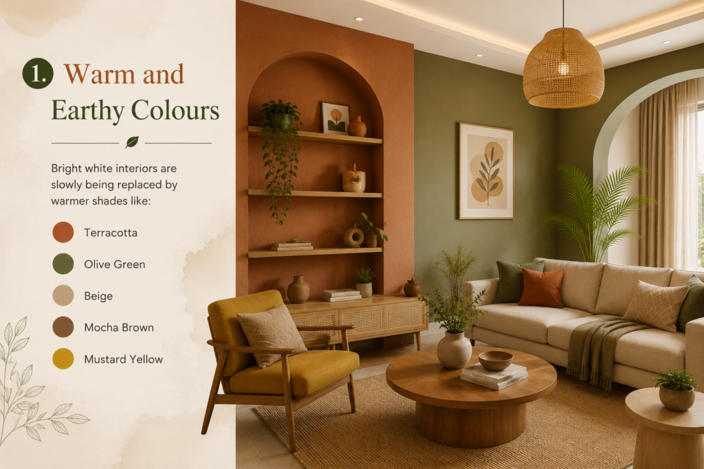 Warm and Earthy Colours